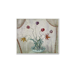 Bowl of Tulips by Florine Stettheimer, Framed Art Print