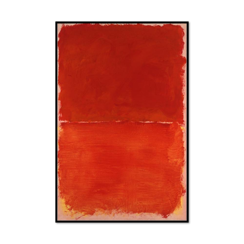 Mark Rothko, Untitled, 1969, Framed Art Print with black frame in 3 sizes by 1000Artists.com