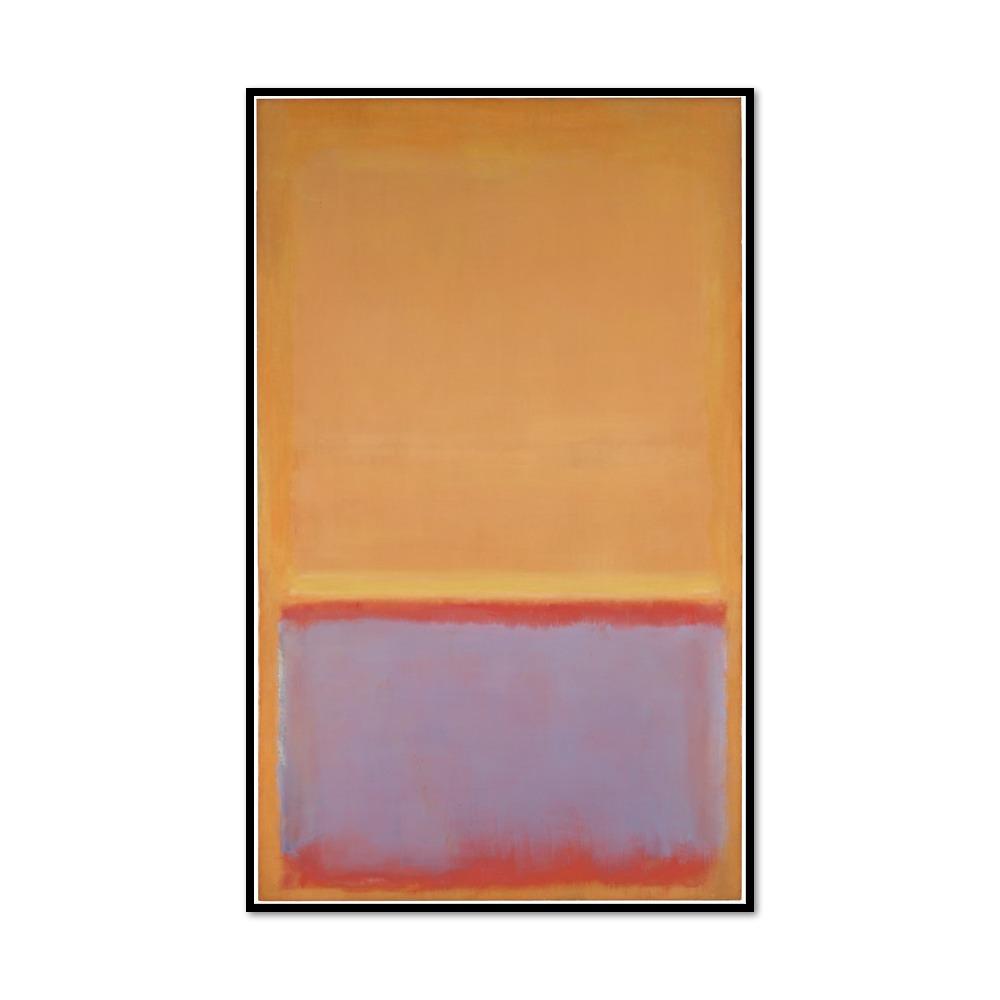 Mark Rothko, Untitled, 1954, Framed Art Print with black frame in 3 sizes by 1000Artists.com