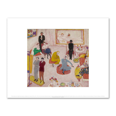 Florine Stettheimer, Studio Party (Soirée), not dated, Fine Art Prints in various sizes by 1000Artists.com